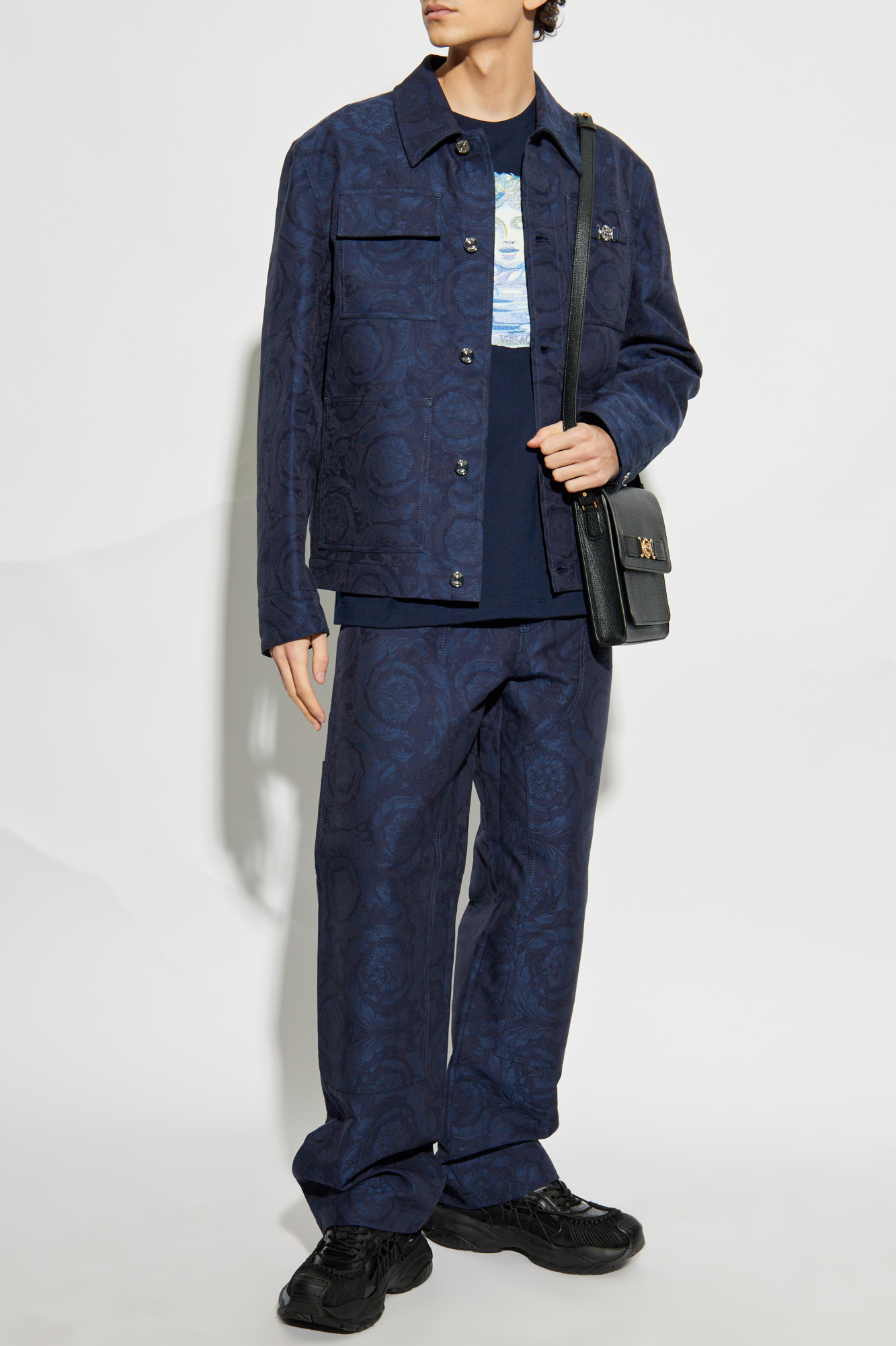 Versace medusa dress shirt hotsell